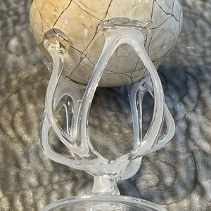 Vintage Zora art glass bowl hand blown